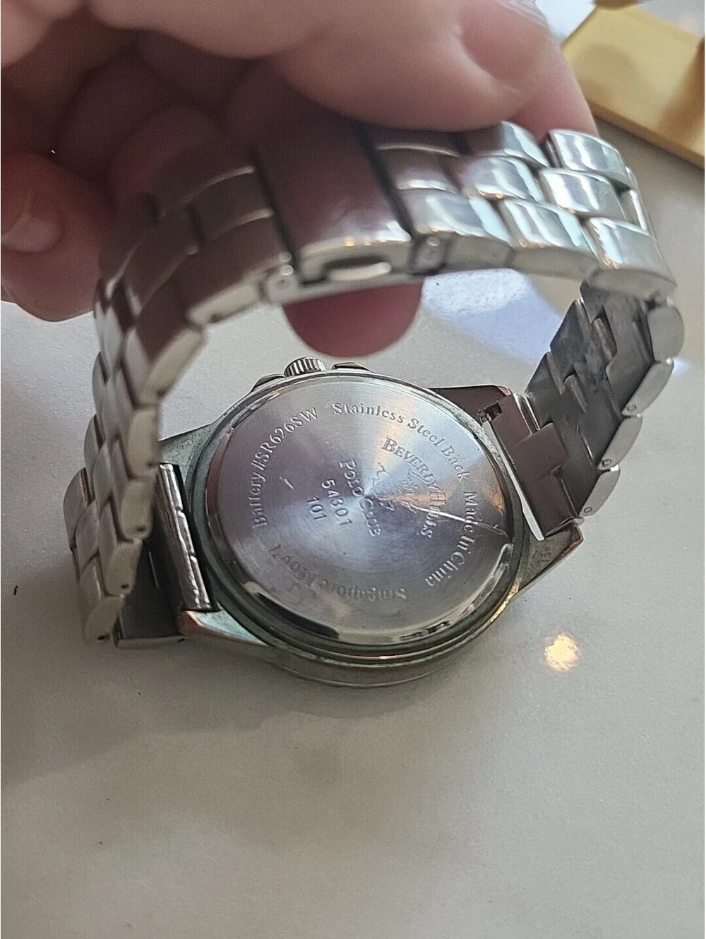 Men's Quartz Watch Working New Battery Automobilia 46mm 8.25